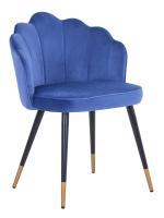Стул Камилла велюр королевский синий фото Стул Камилла велюр королевский синий. Фото №1