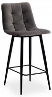 Стул полубарный CHILLY (mod. 7095пб ) ткань/металл, 55x44x94 см, высота до сидения 66 см, серый barkhat 26/черный (поставляется по 2 шт) Стул полубарный CHILLY (mod. 7095пб ) ткань/металл, 55x44x94 см, высота до сидения 66 см, серый barkhat 26/черный (поставляется по 2 шт). Фото №1