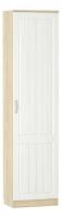 Шкаф для одежды  Оливия НМ 014.71, Правый, Белое дерево, Дуб Сонома. Фото №1