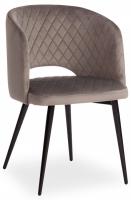 Кресло WIND (mod. 717) ткань/металл, 55х55х80 см, высота до сиденья 48 см, серый barkhat 26/черный (поставляется по 4 шт) фото Кресло WIND (mod. 717) ткань/металл, 55х55х80 см, высота до сиденья 48 см, серый barkhat 26/черный (поставляется по 4 шт). Фото №1