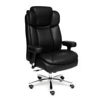 Кресло компьютерное TetChair Big-2 (Искусств. чёрная кожа) фото Кресло компьютерное TetChair Big-2 (Искусств. чёрная кожа)