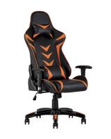 Кресло игровое TopChairs Corvette оранжевое фото Кресло игровое TopChairs Corvette оранжевое. Фото №1