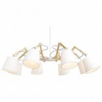 Подвесная люстра Arte Lamp Pinocchio A5700LM-8WH фото Подвесная люстра Arte Lamp Pinocchio A5700LM-8WH. Фото №1