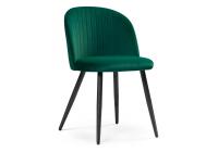 Стул Gabi 1 dark green / black фото Стул Gabi 1 dark green / black. Фото №1