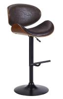 Стул барный JY1076 коричневый/черный фото Стул барный JY1076 коричневый/черный. Фото №1