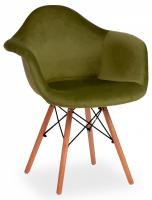 Кресло Secret De Maison CINDY SOFT (EAMES) (mod. 101) дерево береза/металл/мягкое сиденье/ткань, 61 х 60 х 80 см , зеленый (HLR 54)/натураль Кресло Secret De Maison CINDY SOFT (EAMES) (mod. 101) дерево береза/металл/мягкое сиденье/ткань, 61 х 60 х 80 см , зеленый (HLR 54)/натураль. Фото №1