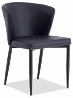 Стул AMY ( mod 09)  металл, PU, 57x52.5x75, черный (поставляется по 2 шт)