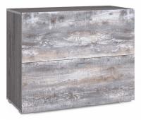 Тумба Urban НМ 011.87-01, Бетон Пайн темный, Ясень Анкор темный