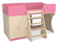 Набор для детской Р441, древесина коричневая светлая дуб