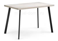 Стол деревянный Тринити Лофт 120 25 мм юта / черный матовый