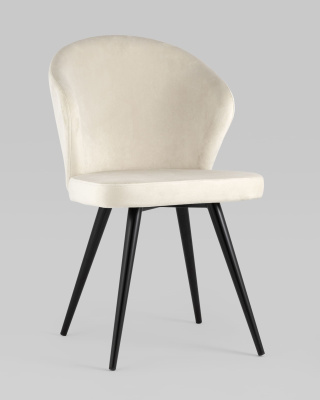 Стул Танго велюр кремовый. Фото