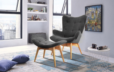 Кресло DC917 графит HE492-10. Фото №4