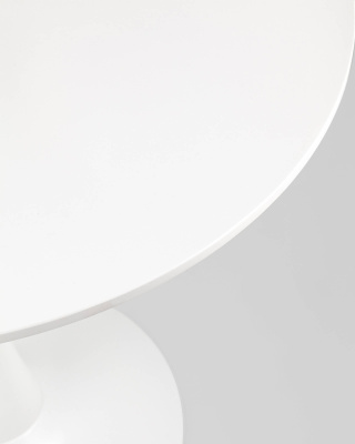 Стол Tulip D80 белый фото Стол Tulip D80 белый. Фото №5