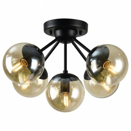 Потолочная люстра Arte Lamp 1664 A1664PL-5BK. Фото №1