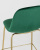 Стул полубарный Валенсия велюр зеленый золотые ножки фото Стул полубарный Валенсия велюр зеленый золотые ножки. Фото №8