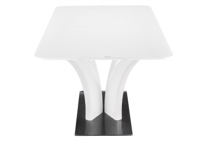 Стол стеклянный Horns 120 super white. Фото №4