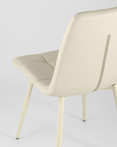 Стул Вольт экокожа кремовый. Фото №8
