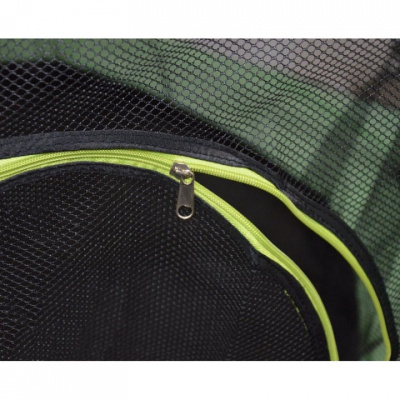 Батут AL-140 1400 мм, зеленый, черный. Фото