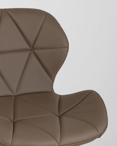 Стул Бон экокожа коричневый. Фото №9