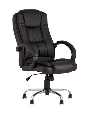 Кресло руководителя TopChairs Atlant коричневое фото Кресло руководителя TopChairs Atlant коричневое. Фото №2