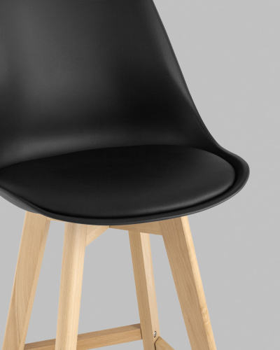 Стул барный FRANKFURT черный. Фото №9