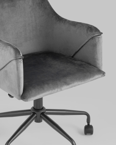 Стул офисный Jamal серый. Фото №9