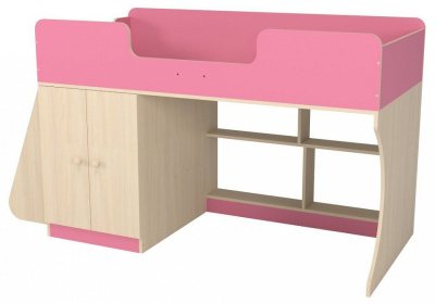 Набор для детской Р441, древесина коричневая светлая дуб. Фото