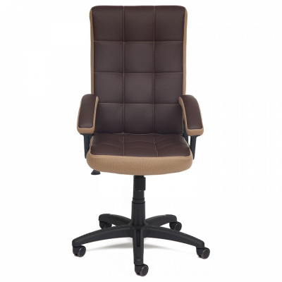 Компьютерное кресло TRENDY кож/зам, коричневый/бронзовый, 36-36/21 фото Компьютерное кресло TRENDY кож/зам, коричневый/бронзовый, 36-36/21. Фото №2