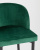 Стул барный Оскар велюр изумрудный фото Стул барный Оскар велюр изумрудный. Фото №10