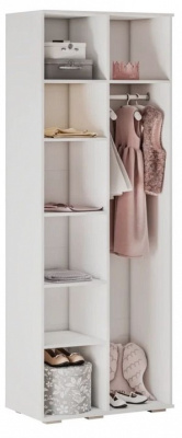 Шкаф платяной Трио,белый. Фото №3