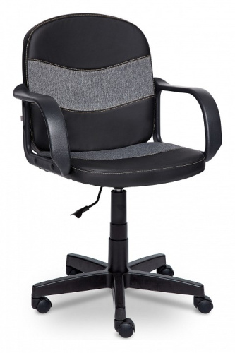 Компьютерное кресло BAGGI кож/зам/ткань, черный/серый, 36-6/207  id -. Фото №1