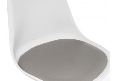 Стул Tulip белый / серый. Фото