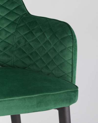 Стул Венера диамант велюр изумрудный. Фото №9