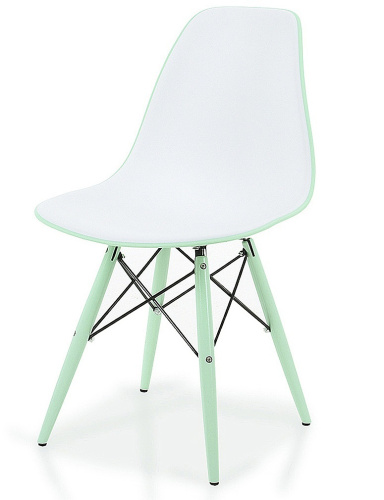 Стул ESF DC231A зеленый/белый. Фото №1