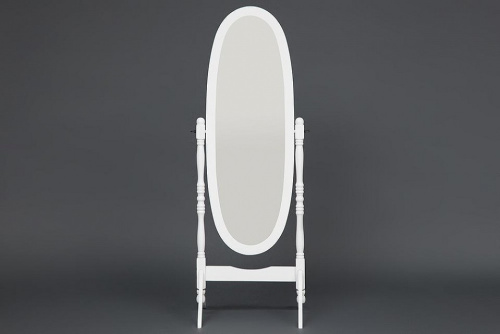 Зеркало NY-4001 дерево, 56*50*150 см, white (белый). Фото №2