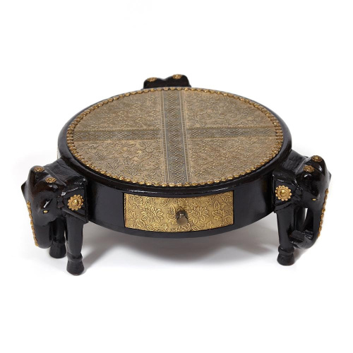 Столик Secret De Maison 3 Slona (mod. ND-005) (Чёрно-коричневый). Фото №1