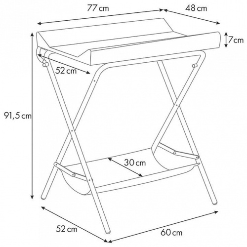Стол пеленальный Polini kids Слоник, бежевый фото Стол пеленальный Polini kids Слоник, бежевый. Фото №11