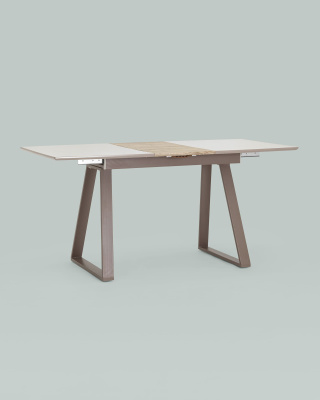 Стол обеденный Детройт раскладной 120-160*80 бежевый. Фото