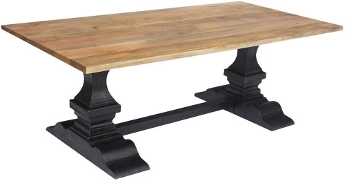 Стол обеденный Secret de Maison Black Label (mod. RD-001A) (черный/натуральный). Фото №1