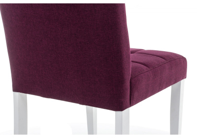Стул деревянный Madina white / fabric purple фото Стул деревянный Madina white / fabric purple. Фото №5