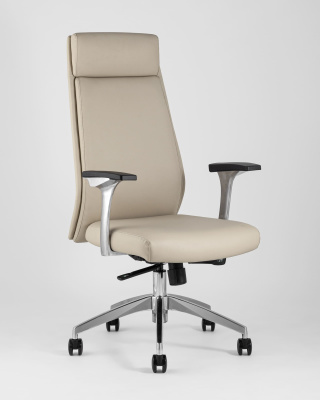 Кресло руководителя TopChairs Armor бежевое фото Кресло руководителя TopChairs Armor бежевое. Фото №3