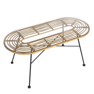 Стол кофейный Малибу бежевый. Фото №2