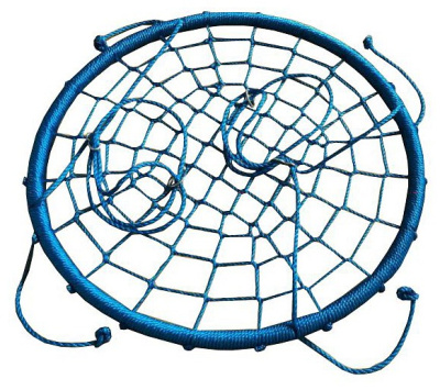 Качели детские Гнездо 60, голубой фото Качели детские Гнездо 60, голубой. Фото №4