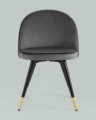 Стул Gabi LUX велюр серый фото Стул Gabi LUX велюр серый. Фото №5