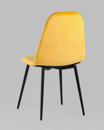 Стул Норман велюр оранжевый. Фото №7