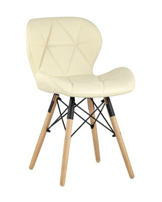 Стул Бон экокожа бежевый. Фото