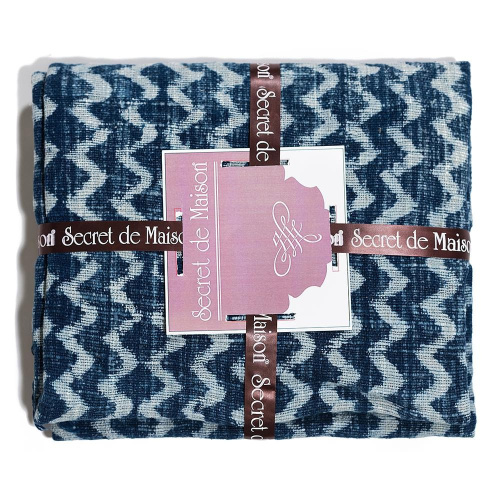 Покрывало Secret De Maison Mare (mod. МА-10) (Сине-белый Luchetta). Фото №1