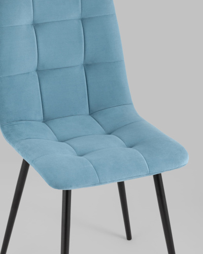 Стул Oliver велюр пыльно-голубой. Фото №9