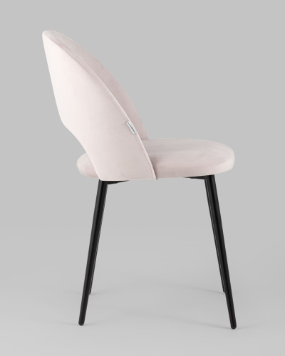 Стул Меган велюр светло-розовый. Фото №4