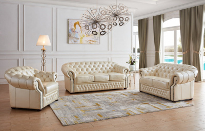 Кресло B-128 бежевое. Фото №2